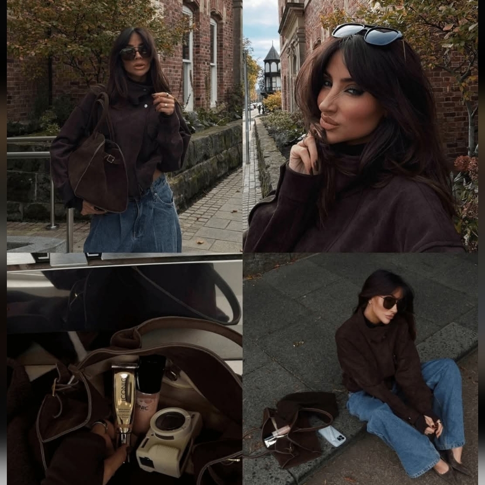Zara Brown Utility Jacket - Picture 11 of 16